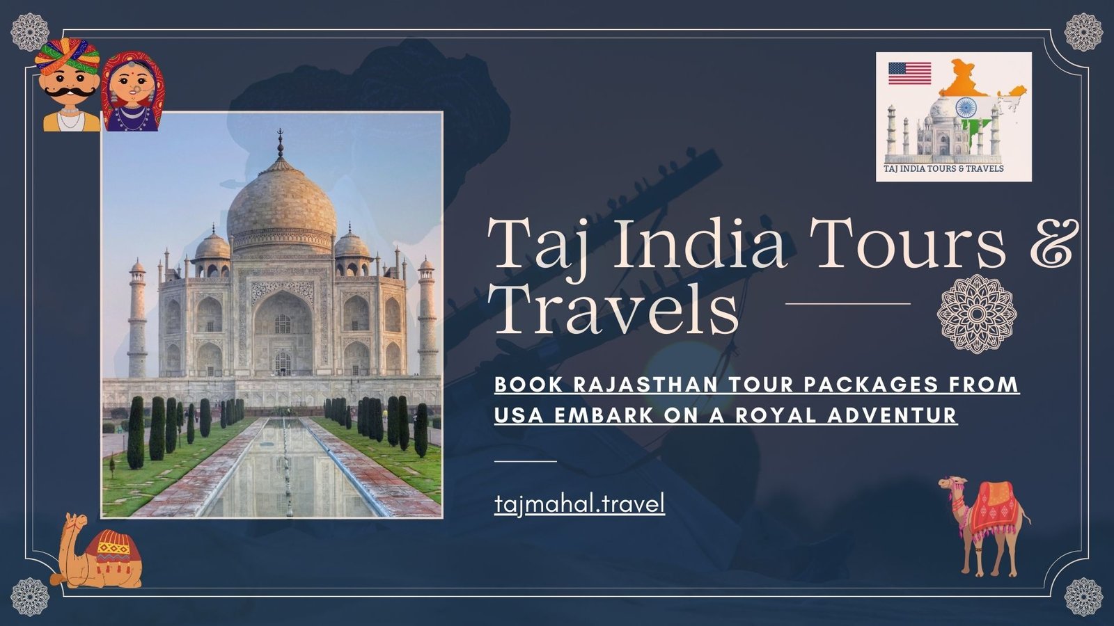 Book Rajasthan Tour Packages from USA| Taj India Tours & Travels